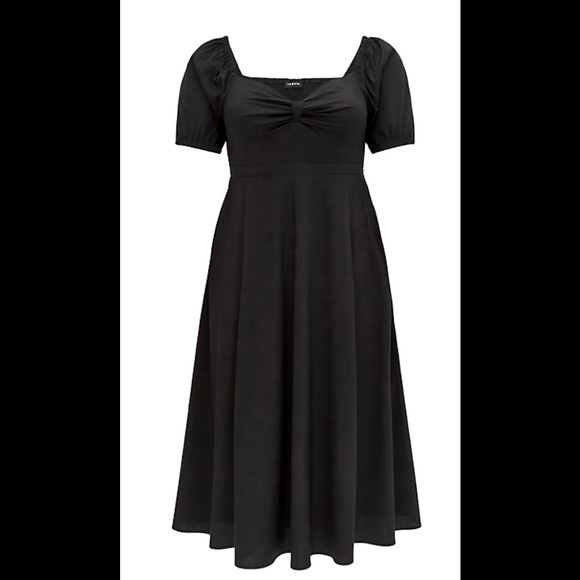torrid Dresses & Skirts - Torrid - Midi dress puff sleeve - 4X - NWT